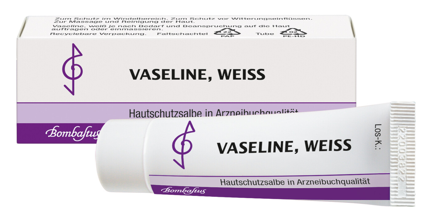 Vaseline, weiß